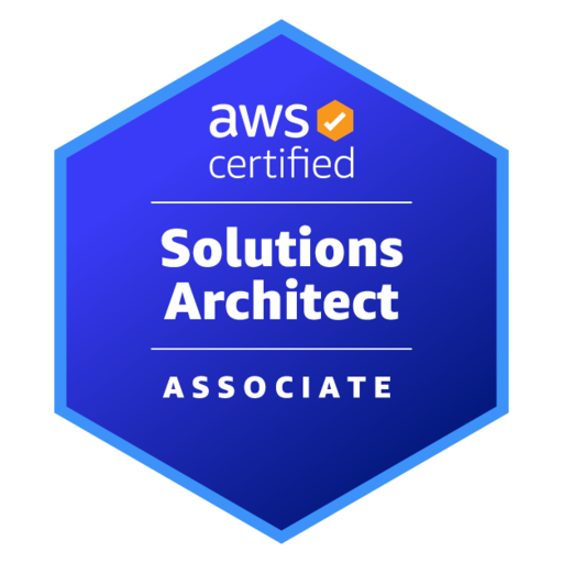 AWS Solutions Architect Certified badge